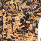 Vintage Remington Shirt Adult MEDIUM Brown Mossy Oak Forest Floor Camo 90s