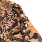 Vintage Remington Shirt Adult MEDIUM Brown Mossy Oak Forest Floor Camo 90s