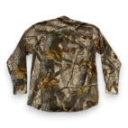 Remington Shirt Adult MEDIUM Brown Camo Hunting Realtree Hardwoods Outdoor Logo