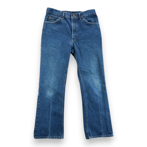 Vintage Lee Jeans Mens 32x30 Blue Bootcut Talon Zipper USA Cotton Denim 70s