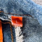 Rolling Paper Jacket Adult LARGE Blue Jean Denim Distressed Splatter Stoner