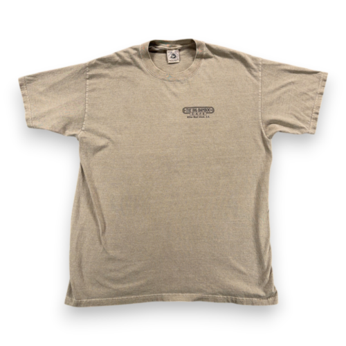 Vintage Big Bamboo Cafe Shirt Adult LARGE Brown Hilton Head Pilot WWII Plane 90s-2 Vintage Big Bamboo Cafe Shirt Adult LARGE Brown Hilton Head Pilot WWII Plane 90s