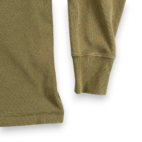 Carhartt Shirt Adult MEDIUM Green Henley Snaps Long Sleeve Military Workwear