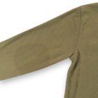 Carhartt Shirt Adult MEDIUM Green Henley Snaps Long Sleeve Military Workwear