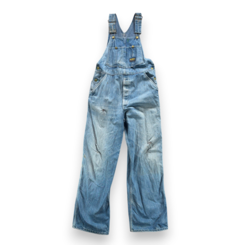 Vintage Osh Kosh BGosh Overalls Mens 34x30 Blue Denim Vestbak Bib Union USA 70s