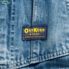 Vintage Osh Kosh BGosh Overalls Mens 34x30 Blue Denim Vestbak Bib Union USA 70s