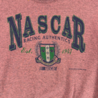 Vintage NASCAR Sweater Adult MEDIUM Red Sweatshirt Racing Authentics USA 90s