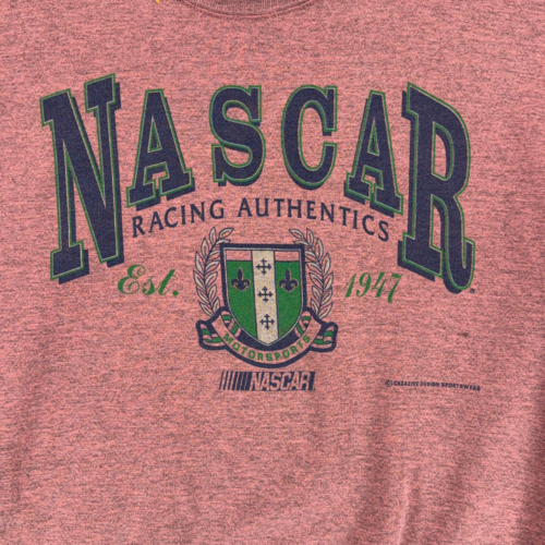 Vintage NASCAR Sweater Adult MEDIUM Red Sweatshirt Racing Authentics USA 90s-2 Vintage NASCAR Sweater Adult MEDIUM Red Sweatshirt Racing Authentics USA 90s