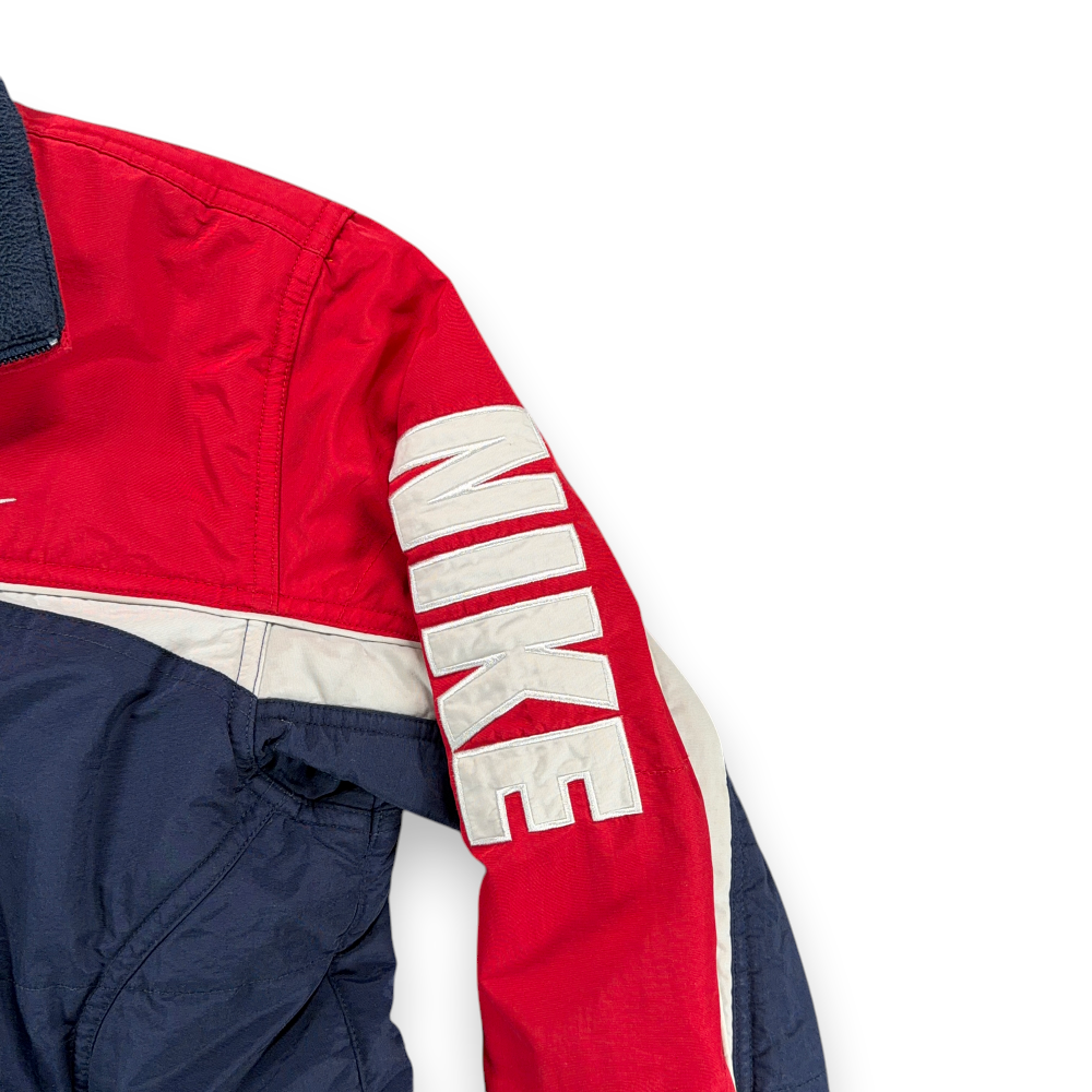Vintage Nike Jacket Boys MEDIUM 10-12 Blue Red Reversible Puffer Fleece Y2K-5 Vintage Nike Jacket Boys MEDIUM 10-12 Blue Red Reversible Puffer Fleece Y2K