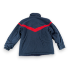 Vintage Nike Jacket Boys MEDIUM 10-12 Blue Red Reversible Puffer Fleece Y2K