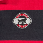 Red Mile Rugby Polo Shirt Adult SMALL Red Black Striped Lexington Kentucky Race