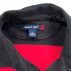 Red Mile Rugby Polo Shirt Adult SMALL Red Black Striped Lexington Kentucky Race