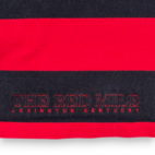 Red Mile Rugby Polo Shirt Adult SMALL Red Black Striped Lexington Kentucky Race