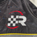 Riot Empire Jacket Adult MEDIUM Black White Gray Bomber Racing Worldwide Speed
