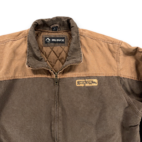 Dri Duck Jacket Adult EXTRA LARGE Brown Canvas Cotton Quilted Workwear Bulk Tek