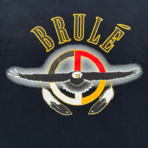 Vintage Brule Shirt Adult EXTRA LARGE Black Eagle Native American Music Band Y2K-2 Vintage Brule Shirt Adult EXTRA LARGE Black Eagle Native American Music Band Y2K