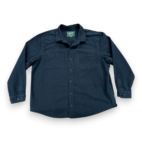 Woolrich Shirt Adult 2XL XXL Blue Cotton Chamois Flannel Outdoor Heritage Work