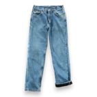 Vintage Carhartt Jeans Mens 32x32 Blue Fleece Lined USA Union Made 90s 33x32 Tag