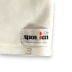 Vintage High School Basketball Jersey Adult SMALL White Red Trojans Spanjian 70s
