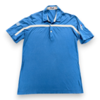 Vintage Fila Polo Shirt Adult MEDIUM Blue Championship Tennis WCT Italy 80s