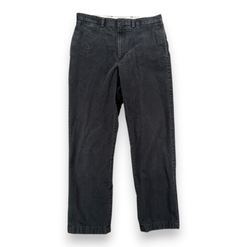 LL Bean Pants Mens 32x32 Gray Corduroy Cotton Classic Fit Heritage Outdoor