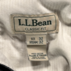 LL Bean Pants Mens 32x32 Gray Corduroy Cotton Classic Fit Heritage Outdoor