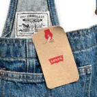 Levis Overalls Womens EXTRA LARGE 36x30 Blue Cotton Denim Medium Wash Two Horse