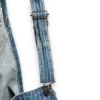 Levis Overalls Womens EXTRA LARGE 36x30 Blue Cotton Denim Medium Wash Two Horse