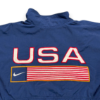 Vintage Nike Jacket Adult EXTRA LARGE Blue Nylon USA Track Field Windbreaker 90s