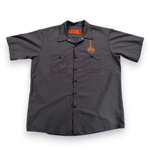 Red Kap Shirt Adult 2XL XXL Gray Hard Truth Distilling Indiana Workwear Employee