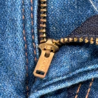 Vintage Wrangler Jeans Womens 28x32 Blue Denim High Rise Flare Talon Zip USA 70s