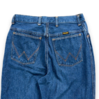 Vintage Wrangler Jeans Womens 28x32 Blue Denim High Rise Flare Talon Zip USA 70s