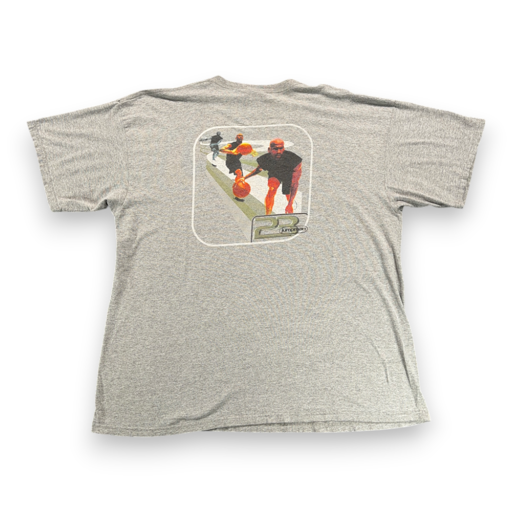 Vintage Michael Jordan Shirt Adult 2XL XXL Gray Nike Jumpman Basketball USA 90s-1 Vintage Michael Jordan Shirt Adult 2XL XXL Gray Nike Jumpman Basketball USA 90s
