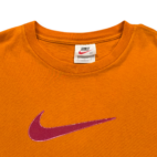 Vintage Nike Shirt Adult EXTRA LARGE Orange Center Red Swoosh Cotton USA 90s