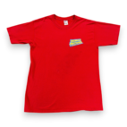 Vintage Hebrew National Shirt Adult LARGE Red Hot Dog Food Promo Advertising Y2K