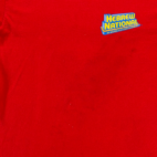 Vintage Hebrew National Shirt Adult LARGE Red Hot Dog Food Promo Advertising Y2K