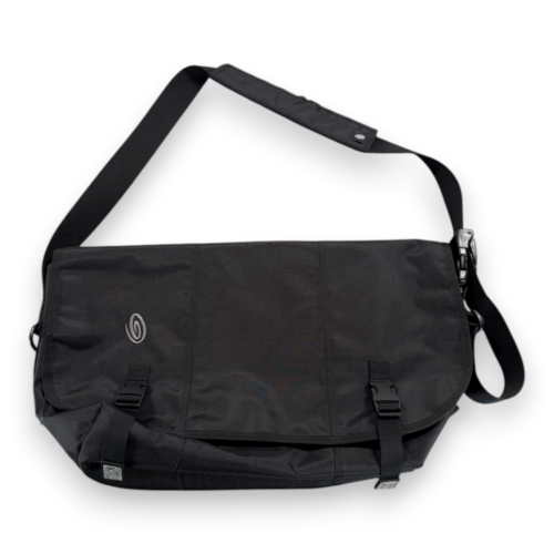 Timbuk2 Messenger Bag Large Black Nylon Crossbody Commuter Cycling Laptop Strap