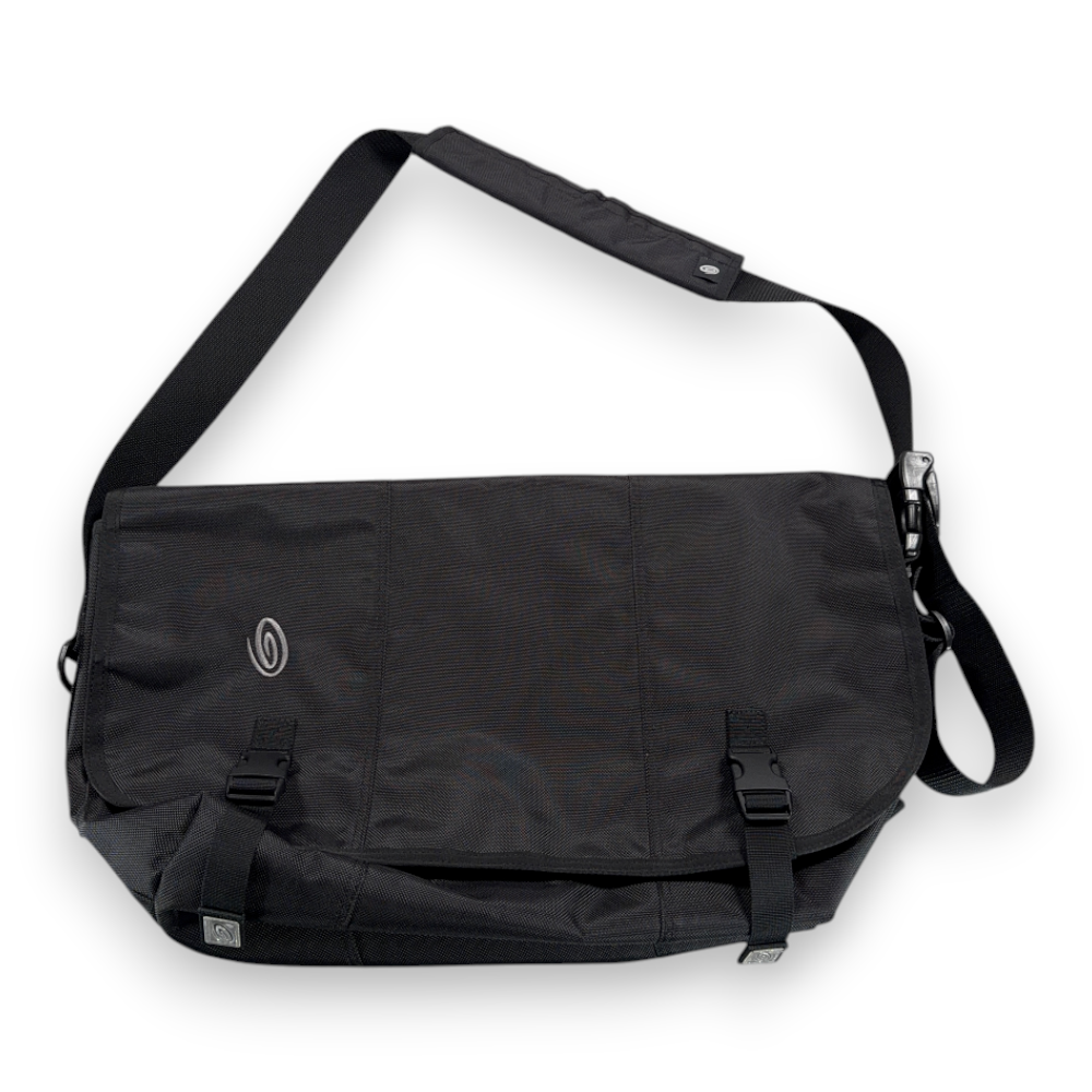 Timbuk2 Messenger Bag Large Black Nylon Crossbody Commuter Cycling Laptop Strap-1 Timbuk2 Messenger Bag Large Black Nylon Crossbody Commuter Cycling Laptop Strap