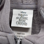 Disney Nightmare Before Christmas Sweater Womens LARGE Gray Hoodie Jack Sally
