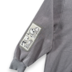 Disney Nightmare Before Christmas Sweater Womens LARGE Gray Hoodie Jack Sally