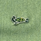 Vintage Crown Sportswear Sweater Adult MEDIUM Green Cardigan Knit Turtle USA 70s