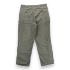 Vintage LL Bean Pants Mens 36x30 Green Plaid Lined Chino Double L Pleated Y2K