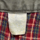 Vintage LL Bean Pants Mens 36x30 Green Plaid Lined Chino Double L Pleated Y2K
