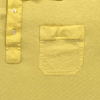 Vintage Arrow Polo Shirt Adult MEDIUM Yellow Tournament Single Stitch Pocket 80s