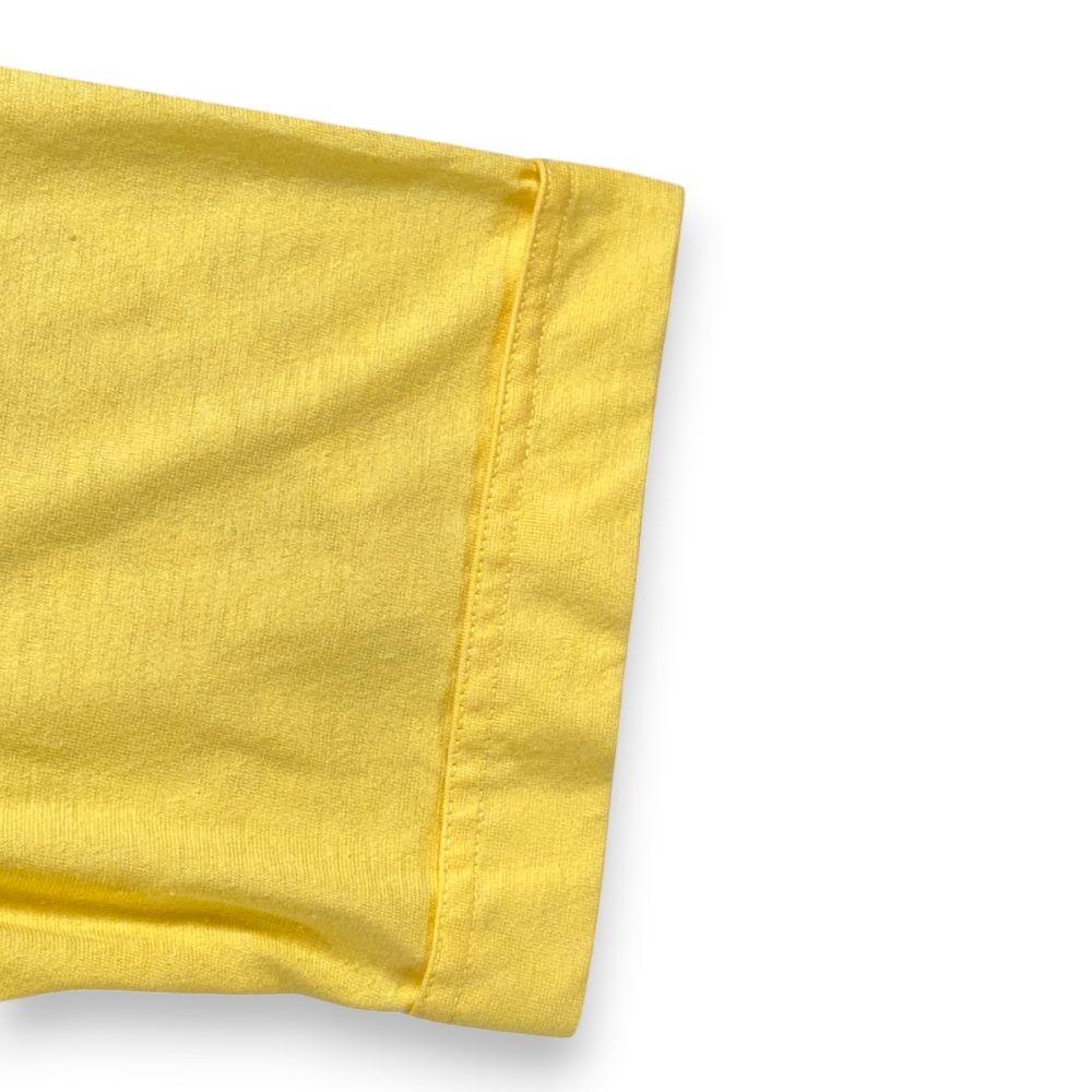 Vintage Arrow Polo Shirt Adult MEDIUM Yellow Tournament Single Stitch Pocket 80s-8 Vintage Arrow Polo Shirt Adult MEDIUM Yellow Tournament Single Stitch Pocket 80s