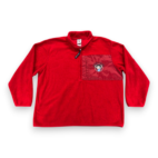 Vintage Betty Boop Sweater Adult EXTRA LARGE Red Fleece Embroider Zip Y2K