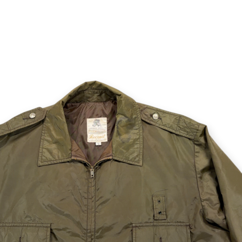 Vintage Horace Small Jacket Adult LARGE Green Police Bomber Talon Zip USA 70s-2 Vintage Horace Small Jacket Adult LARGE Green Police Bomber Talon Zip USA 70s