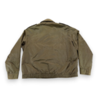 Vintage Horace Small Jacket Adult LARGE Green Police Bomber Talon Zip USA 70s