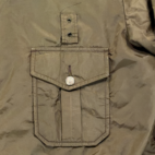 Vintage Horace Small Jacket Adult LARGE Green Police Bomber Talon Zip USA 70s