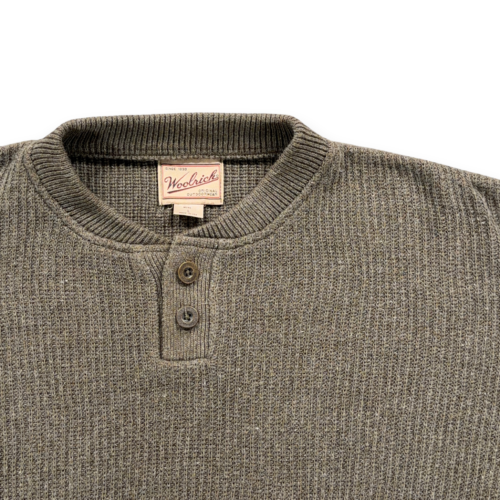 Vintage Woolrich Sweater Adult LARGE Brown Henley Cotton Acrylic Outdoor USA 90s-9 Vintage Woolrich Sweater Adult LARGE Brown Henley Cotton Acrylic Outdoor USA 90s